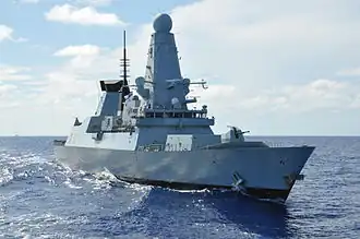 Эскадренный миноносец HMS Dauntless (2012).