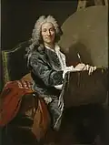 Портрет художника Pierre-Jacques Cazes, 1734. Версаль.
