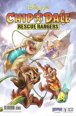 Обложка «Chip 'n Dale Rescue Rangers» №1Художник: Леонель Кастеллани