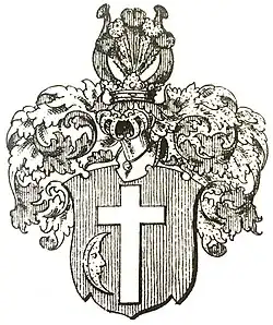 герб баронов Бистром, эстляндская ветвь, Новый Зибмахер, 1898