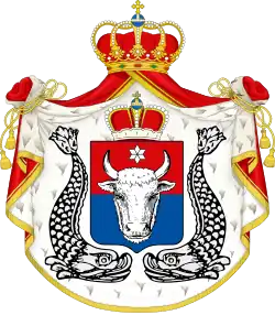 Большой герб. Прорисовка с паспорта. 1855