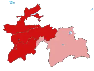 Карта общего количества случаев (по состоянию на 4 мая 2020 г.)
> 1000 случаев > 100 случаев > 10 случаев < 10 случаев
