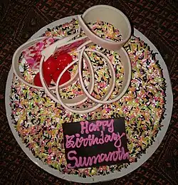 Домашний именинный торт