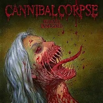 Обложка альбома Cannibal Corpse «Violence Unimagined» (2021)