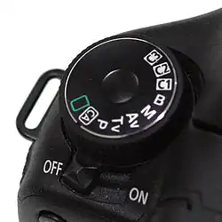 Диск режимов фотоаппарата Canon EOS 7D