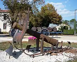 Морская пушка XVIII века