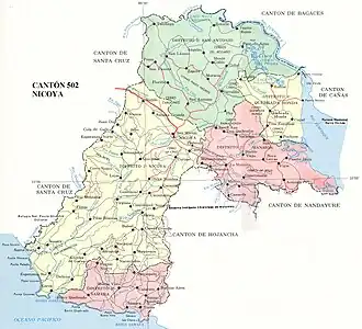 Никоя на карте