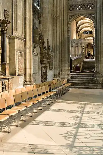 Место захоронения Ричарда Дуврского в Кентерберийском соборе.