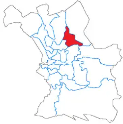 Кантон на карте департамента Буш-дю-Рон