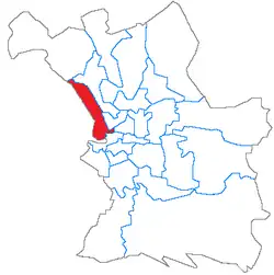 Кантон на карте департамента Буш-дю-Рон