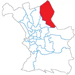 Кантон на карте департамента Буш-дю-Рон