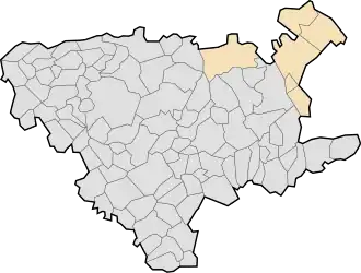 Кантон Лаванти в составе округа