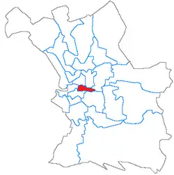 Кантон на карте департамента Буш-дю-Рон