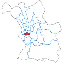 Кантон на карте департамента Буш-дю-Рон