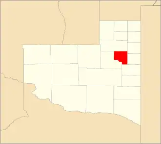 Департамент  Санта-Роса на карте