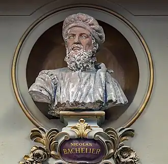 Бюст Николя Башелье на Капитоль де Тулуз