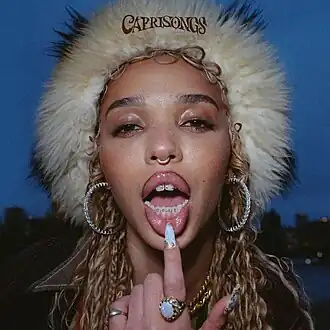 Обложка альбома FKA twigs «Caprisongs» (2022)
