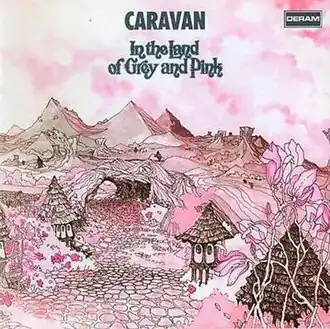 Обложка альбома Caravan «In the Land of Grey and Pink» (1971)