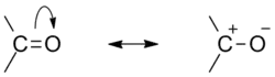 Резонансные структуры для карбонильной группы