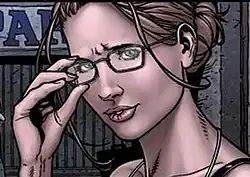 Карли Купер в комиксе The Amazing Spider-Man #546 (Январь, 2008)Художник — Стив МакНивен.