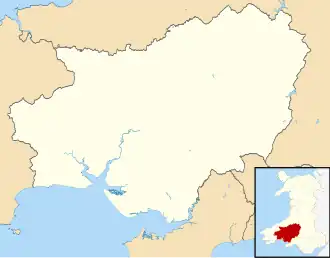 Лланелли на карте