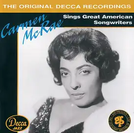 Обложка альбома Кармен Макрей «Carmen McRae Sings Great American Songwriters» (1993)