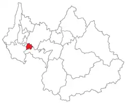 Кантон на карте департамента Савойя