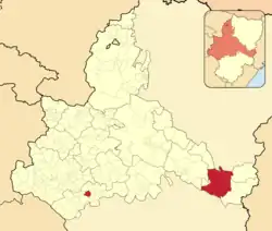 Расположение муниципалитета на карте провинции