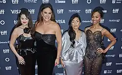 Получатели 2024 года:слева направо: Селена Гомес, Карла София Гаскон, Адриана Пас и Зои Салдана