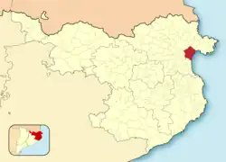 Расположение муниципалитета на карте провинции