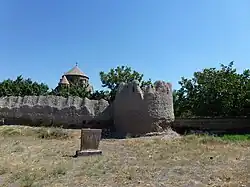 Крепость около церкви (1776 год)