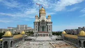 Строящийся патриарший Собор спасения нации в Бухаресте