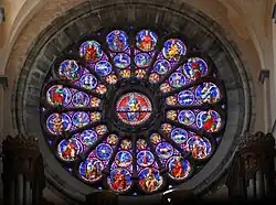 Роза в Кафедральном соборе Турне, Бельгия