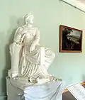 «Екатерина II в образе Фемиды» (усадьба Архангельское). Статуя выполнена по модели скульптора М.И.Козловского в 1819 году. Гипс. Отлив С.П. Камиони