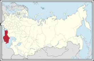 Кавказское наместничество на карте