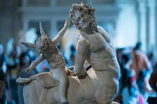 «Кентавр, покорённый Амуром». Лувр