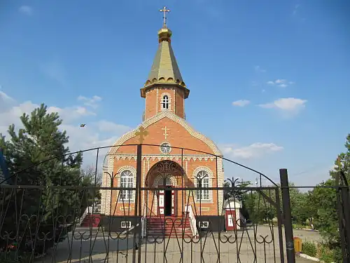 Храм Воздвижения Креста Господня в селе Приютное, 2011 год