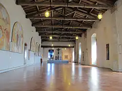 Интерьер Палаццо Аччьяйоли. Пинакотека с фресками Понтормо: