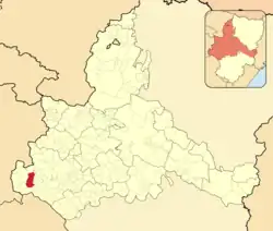 Расположение муниципалитета на карте провинции