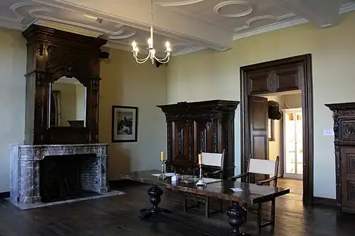 Одно из помещений внутри замка