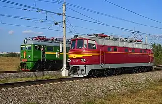 ЧС4-226 и ВЛ23-419 на кольце ВНИИЖТ