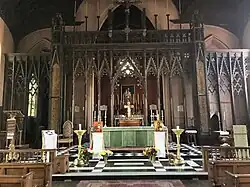 Церковь Святой Троицы в Рединге, Беркшир. Алтарнная преграда (Screen). 1845