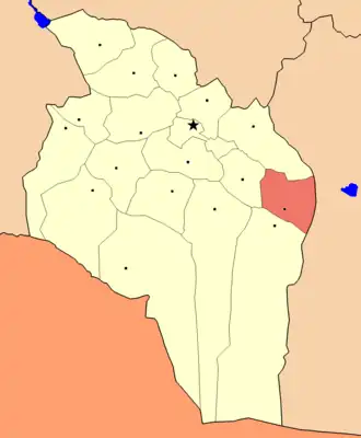 Чандмань на карте