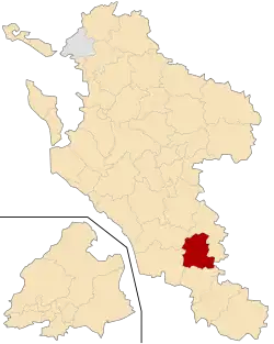 Кантон на карте департамента Шаранта Приморская