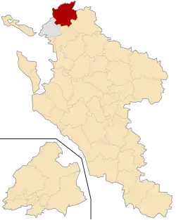 Кантон на карте департамента Шаранта Приморская