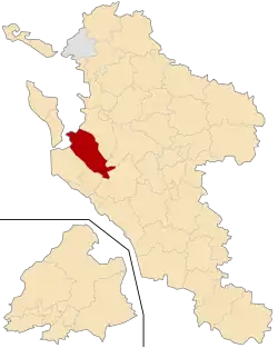 Кантон на карте департамента Шаранта Приморская