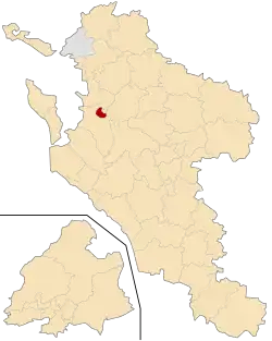 Кантон на карте департамента Приморская Шаранта