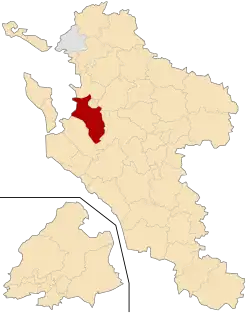 Кантон на карте департамента Шаранта Приморская