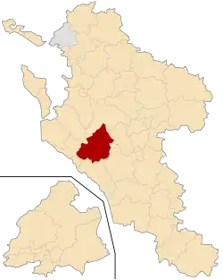 Кантон на карте департамента Шаранта Приморская