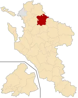 Кантон на карте департамента Шаранта Приморская